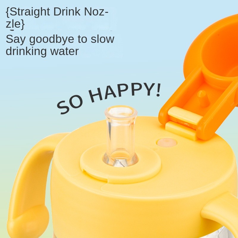 Sports Water Cup Factory - Large Capacity Portable Plastic with Bounce Lid and Suction Tube