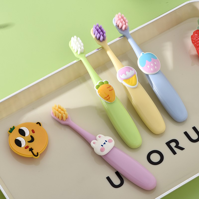 Baby Toothbrush Supplier - Soft 3-Sided for Kids 4-12 Years Training with Triple Bristles