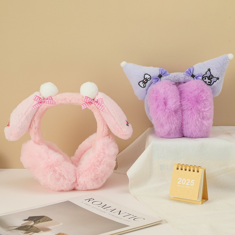 Ear Muffs Manufacturer - Factory Wholesale Cute Cartoon Plush Folding Winter Warm for Girls