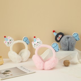 Earmuffs Factory - Autumn Winter Warm Plush Penguin Cute Folding Outdoor Riding Cold-Proof