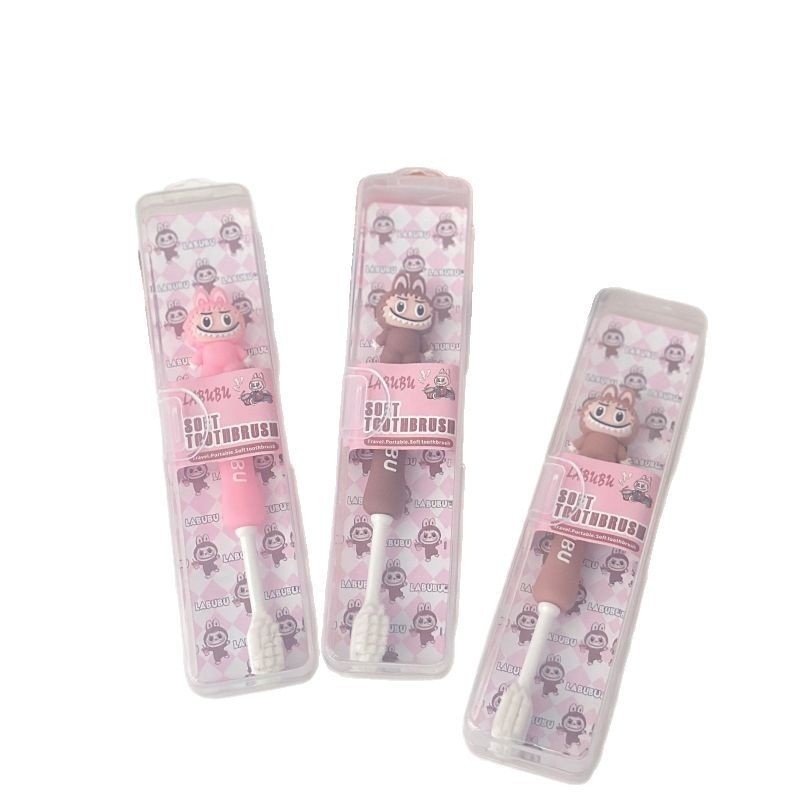 Baby Toothbrush Supplier - Convenient Travel Cloth Toothbrush New Cute Shape Soft Silicone Handle