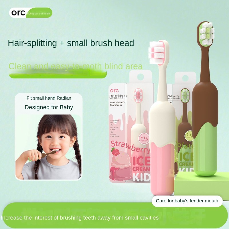 Children's Toothbrush Factory - Orc Soft Hair for 3-12 Years High Quality Baby Toothbrush
