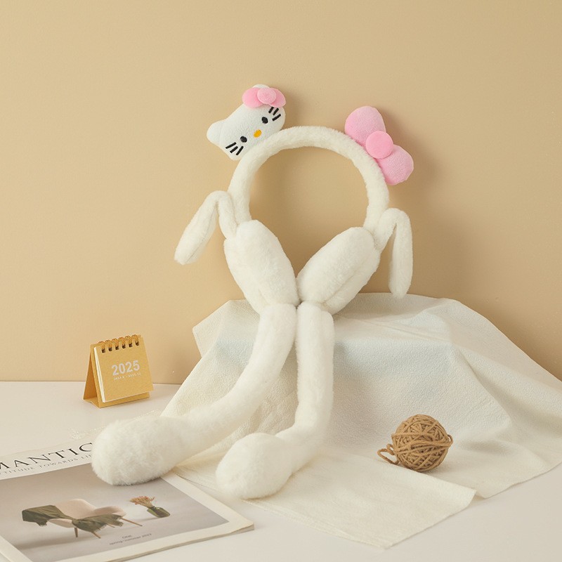 Women's Earmuffs Factory - Cute Moving Air Bag Rabbit Ears Winter Warm Ear Protection