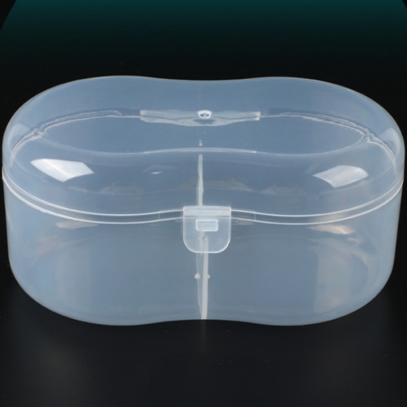 Storage Box Supplier - Transparent Triangle Plastic PP Case for Baby Teethers