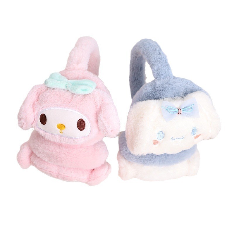 Women's Earmuffs Supplier - Melody Winter Warm Plush Cycling Ear Warm Furry Cold-Proof