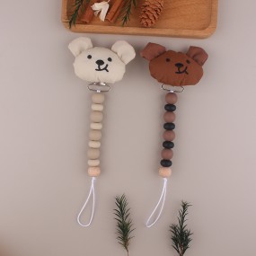 Pacifier Chain Factory - Cartoon Fruit Anti-Drop Silicone with Daisy Chain Toy