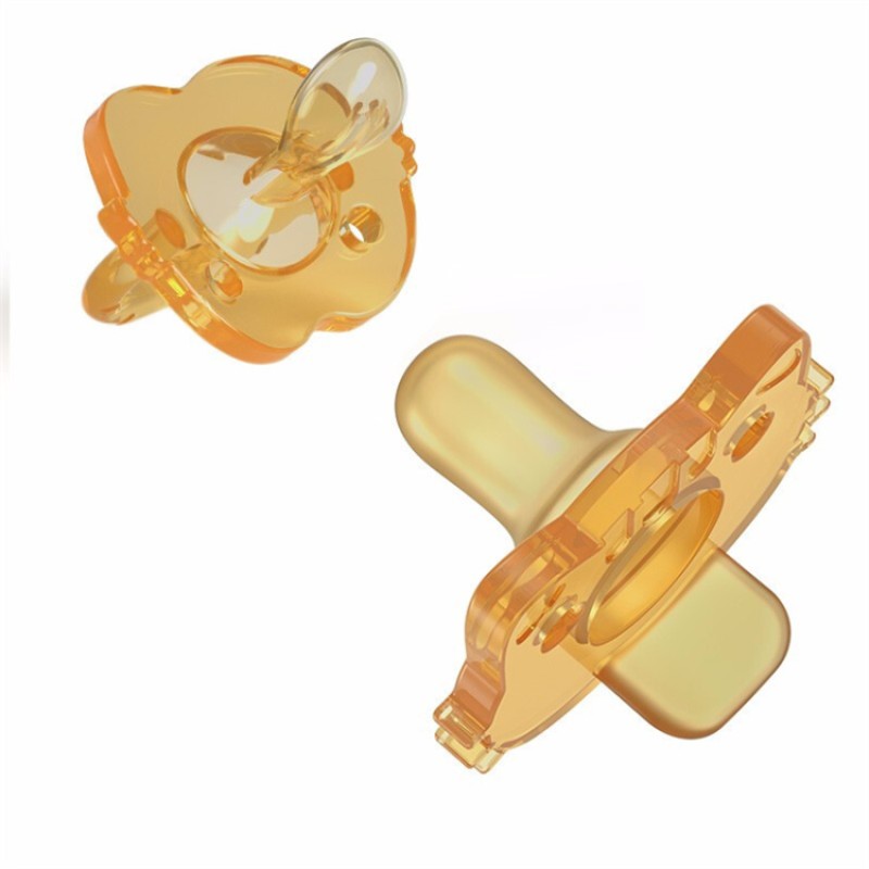 Orthodontic Pacifier Supplier - 0-6M Soft Silicone with Clip Box