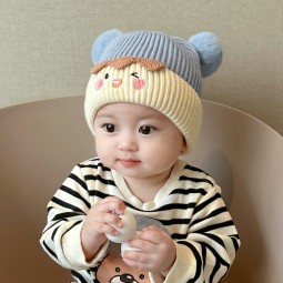 Knitted Beanie Factory - Cute Kids Thickened Winter Warm Wool