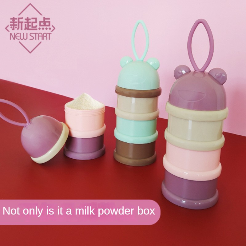 Milk Powder Box Supplier - BPA Free 3 Layer Travel Storage