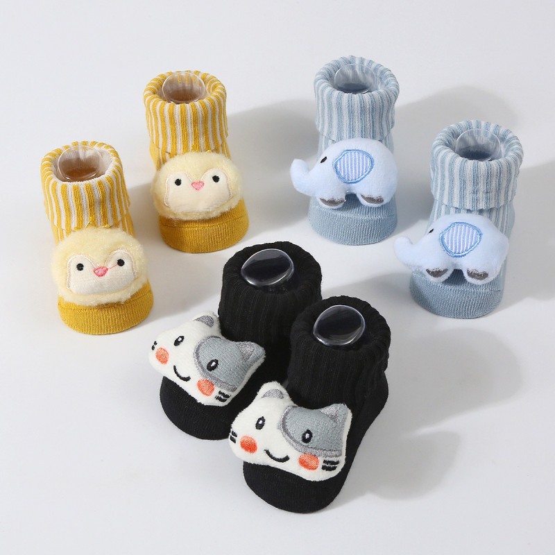 Doll Socks Manufacturer - 3D Knitted High Socks Non-Slip