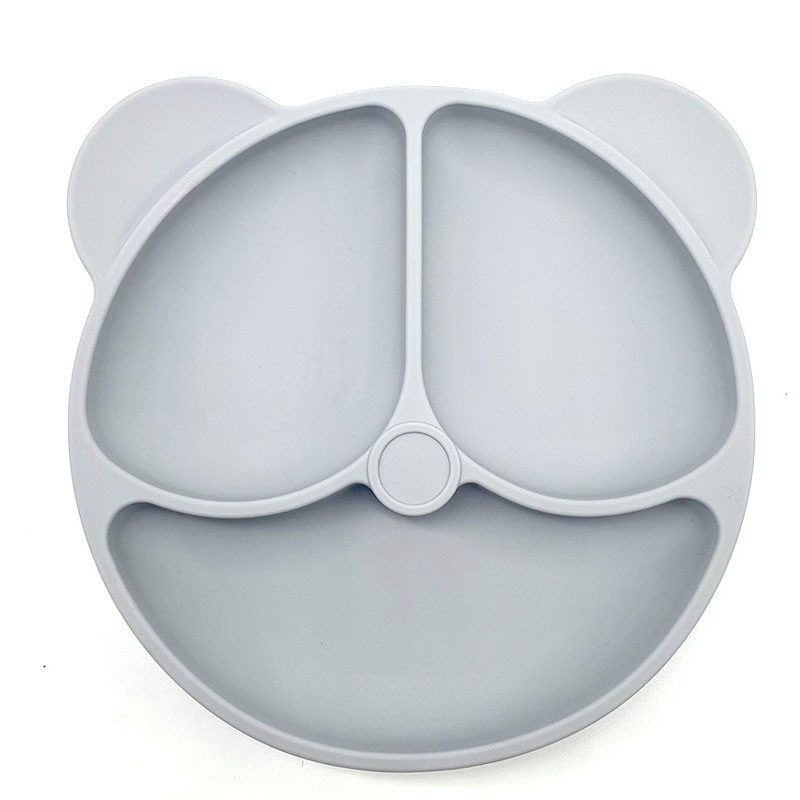 Baby Plate Manufacturer - Cute Animal Divided Silicon Suction