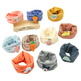 Warm Scarf Manufacturer - Thick Cotton Kids Neck Gaiter Winter
