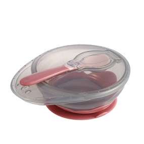 Feeding Bowl Supplier - Supplement Bowl with Lid Suction Cup