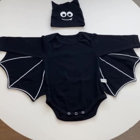 Bat Costume Supplier - Halloween Romper with Hat Cosplay
