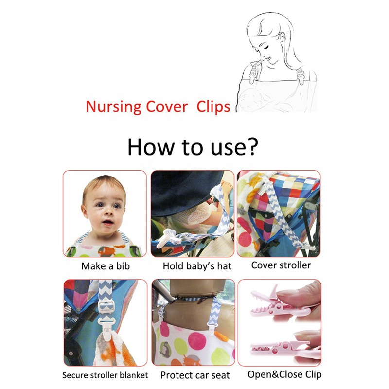 Pacifier Chain Supplier - Link Clip Anti Drop Chain Holder