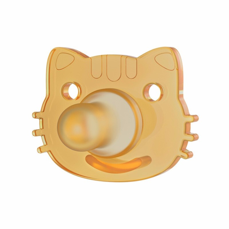 Orthodontic Pacifier Supplier - 0-6M Soft Silicone with Clip Box