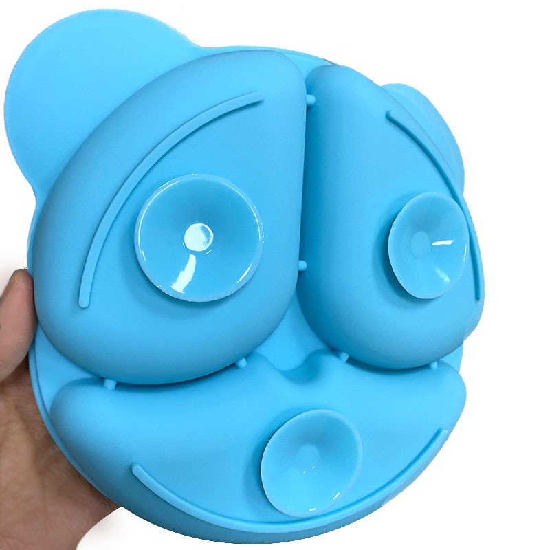 Baby Plate Manufacturer - Cute Animal Divided Silicon Suction
