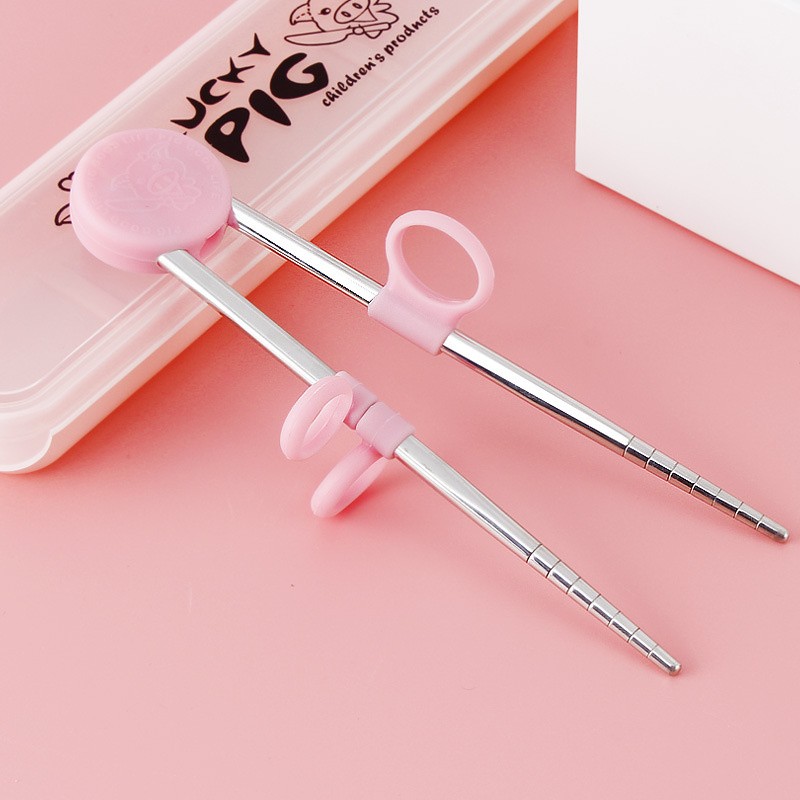 Training Chopsticks Factory - Kids Learning Stainless Steel Reusable