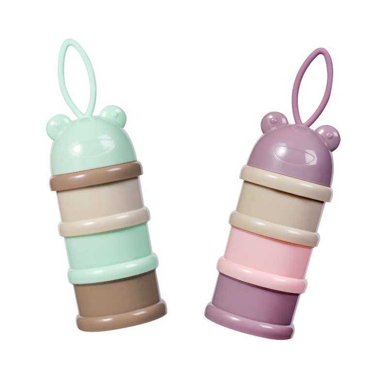 Milk Powder Box Supplier - BPA Free 3 Layer Travel Storage