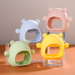 Teething Mitten Manufacturer - Animal Shape Soft Silicone Chew
