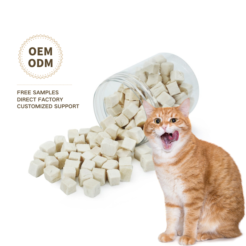 Cat Treats Manufacturer - Hot Selling Factory Wholesale Freeze-dried Chicken Cubes