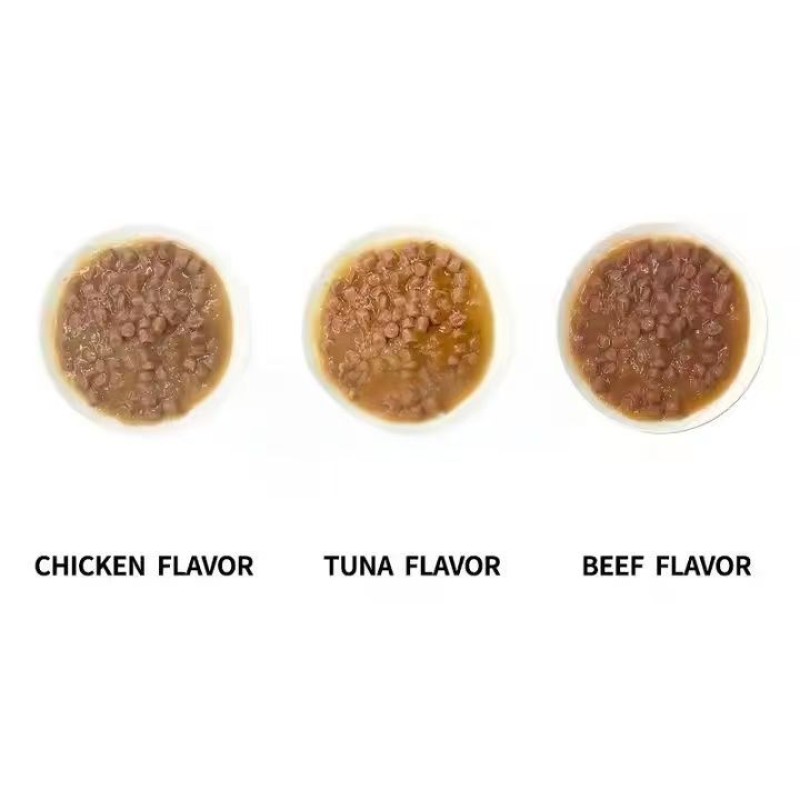 Silicone Lid Factory - 400g Wet Can Food Shreds Cat Food