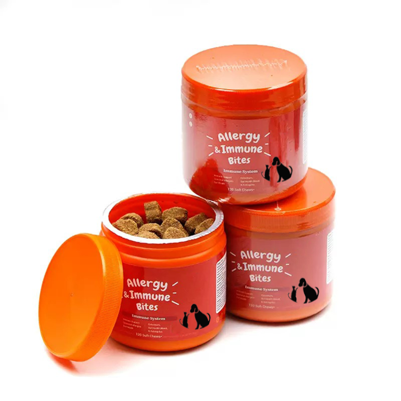 Pet Supplement Factory - Immune Allergy Probiotics Chew Dogs Cats