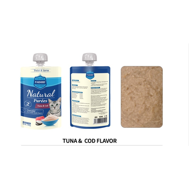 Cat Dessert Supplier - Mousse Pussy Claw Tuna Milk Shake