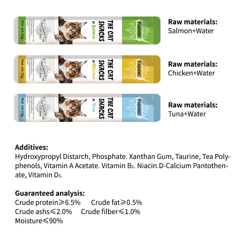 Canned Food Manufacturer - Direct Sales Cat Snacks Multiple Flavors