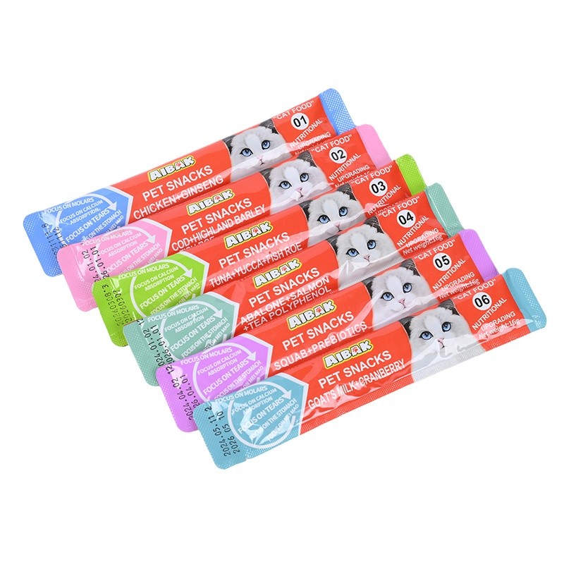 Pet Treats Manufacturer - Fresh Packaging Cat Wet Food Soft Canned Nutrition Strips