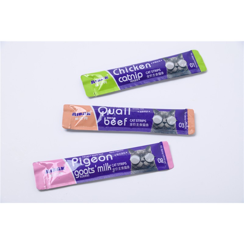 Pet Treats Manufacturer - AIBAK Chicken Vegetable Pet Treats Tasty Wet Cat Food
