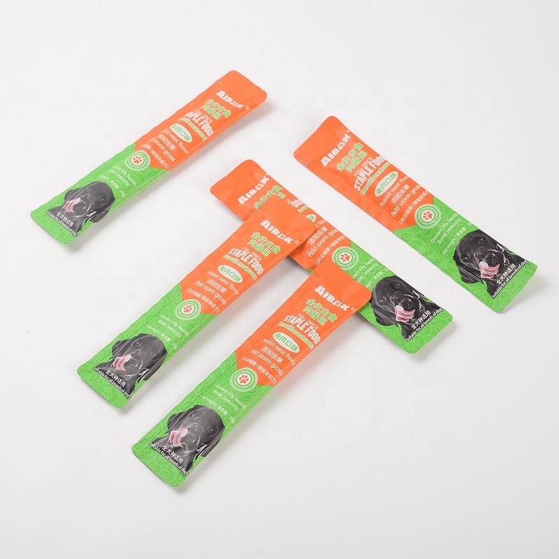 Pet Treats Supplier - Dog Treat Strip Chicken Breast Flavor Lickable Treat Creamy
