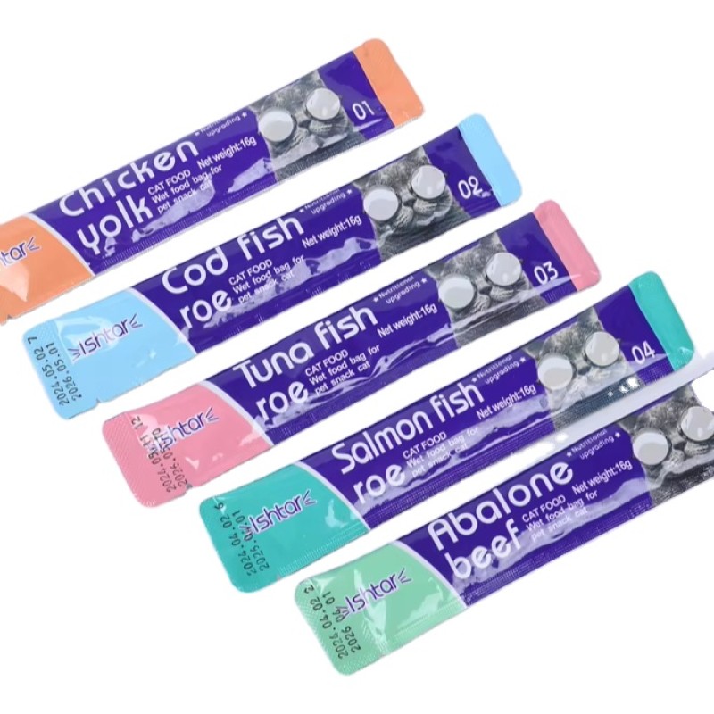 Pet Treats Factory - Popular Recommend ISHTAR Brand Cat Strips Nutrition Wet Food