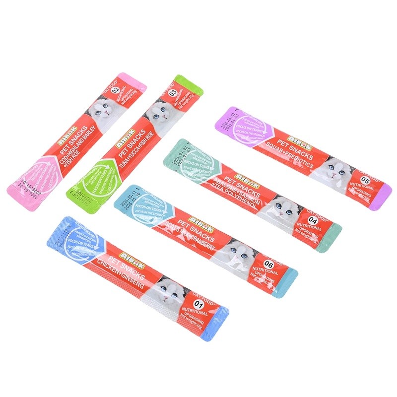 Pet Treats Manufacturer - Fresh Packaging Cat Wet Food Soft Canned Nutrition Strips