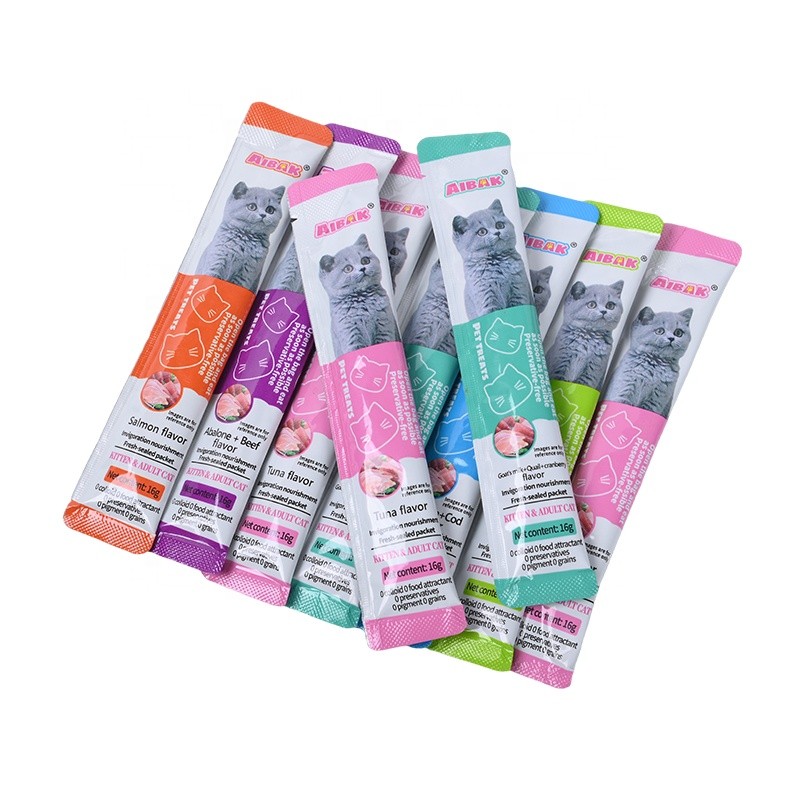 Pet Treats Supplier - Factory Supply Organic Wet Cat Food High Protein Beef Chicken