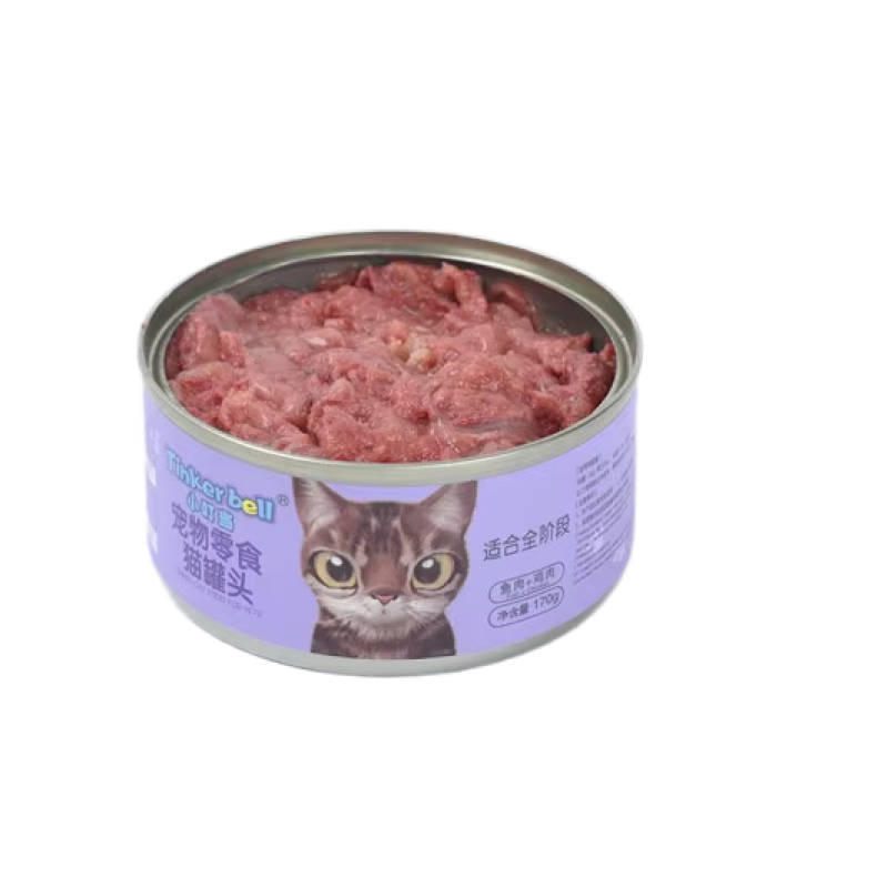 Pet Treats Factory - Best-Selling Canned Cat Food High Protein Nutrition Beef Chicken