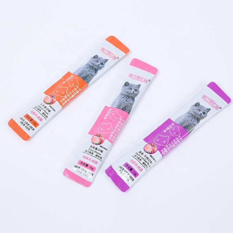 Pet Treats Factory - Custom Wholesale Wet Cat Snacks Various Flavors Salmon Tuna