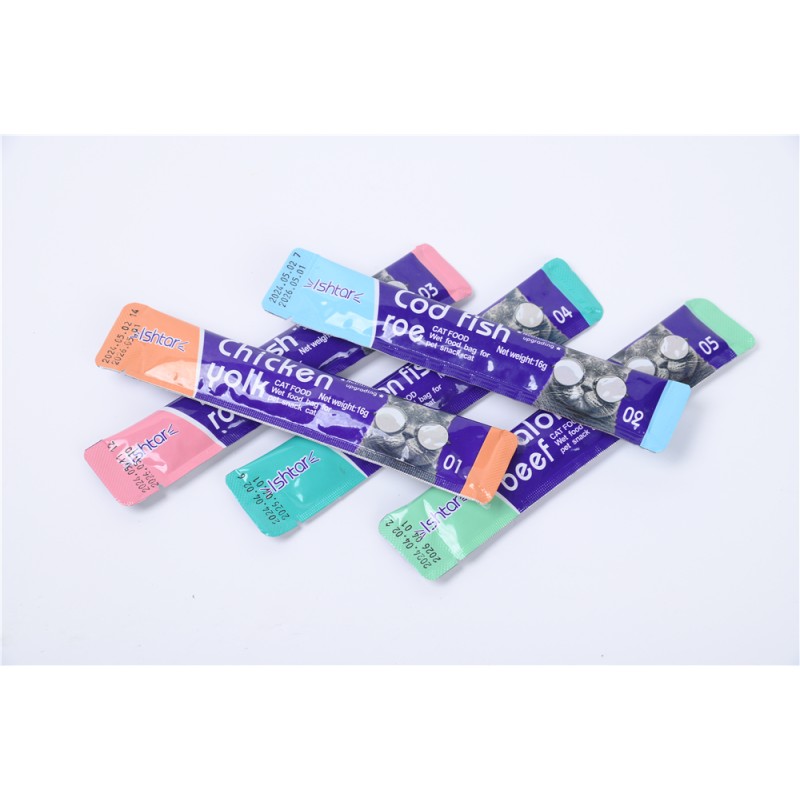 Pet Treats Supplier - ISHTAR Brand Cat Strips Premium Quality Nutrition Strips Meat