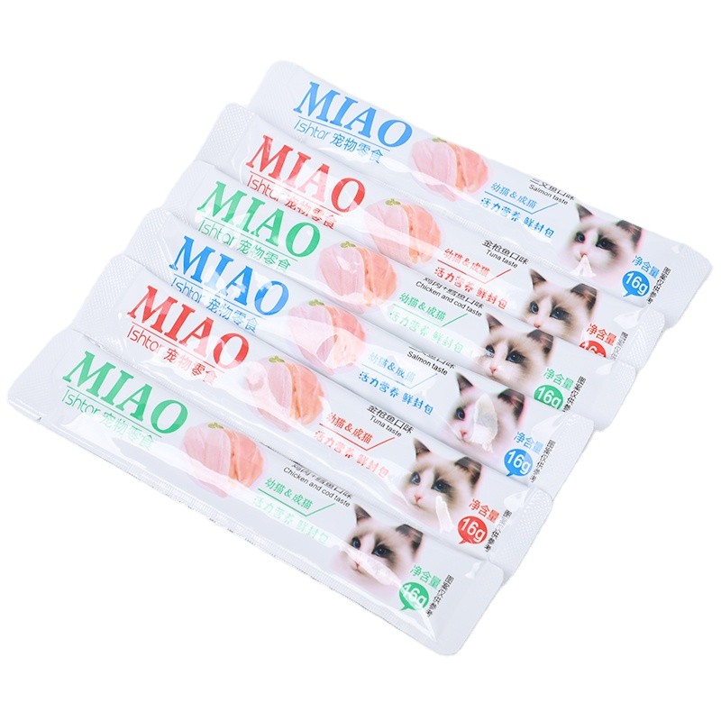 Pet Treats Factory - ISHTAR Starchy Free Cat Treats Nutrition Strips Wet Food