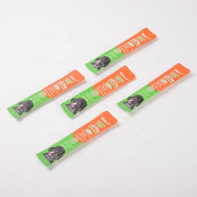 Pet Treats Supplier - Dog Treat Strip Chicken Breast Flavor Lickable Treat Creamy