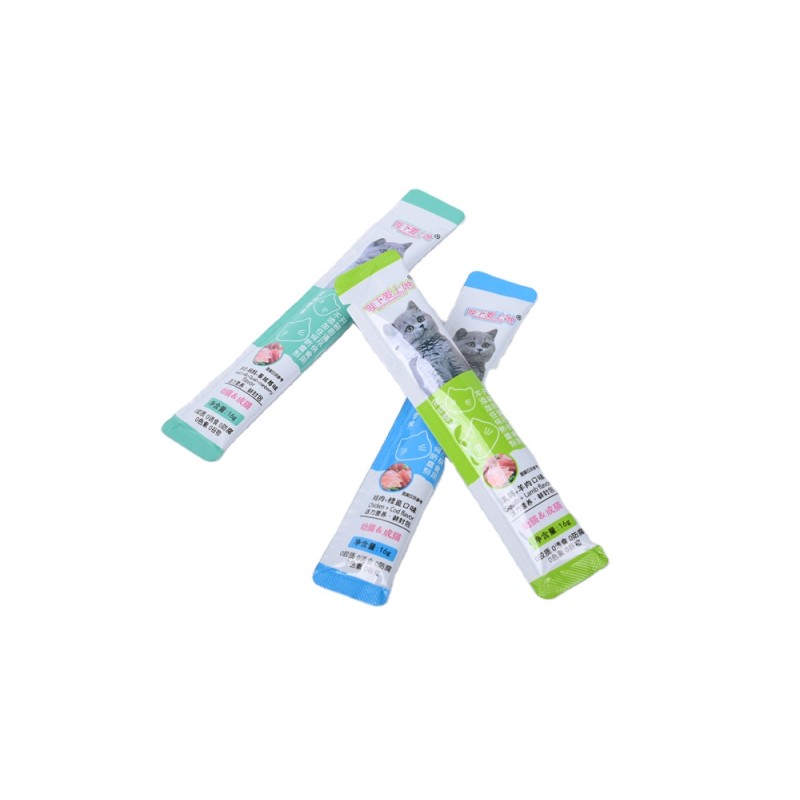 Pet Treats Factory - Organic Cat Snack Nutrition Strips Wet Soft Canned Food