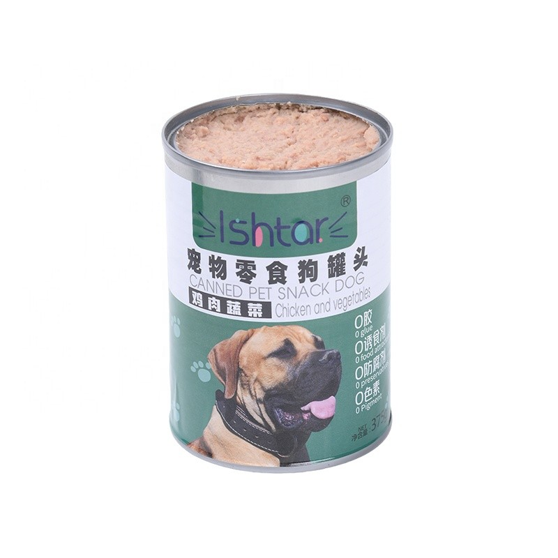 Pet Treats Manufacturer - Aibak Brand Factory Wholesale Chicken Vegetables Canned Dog