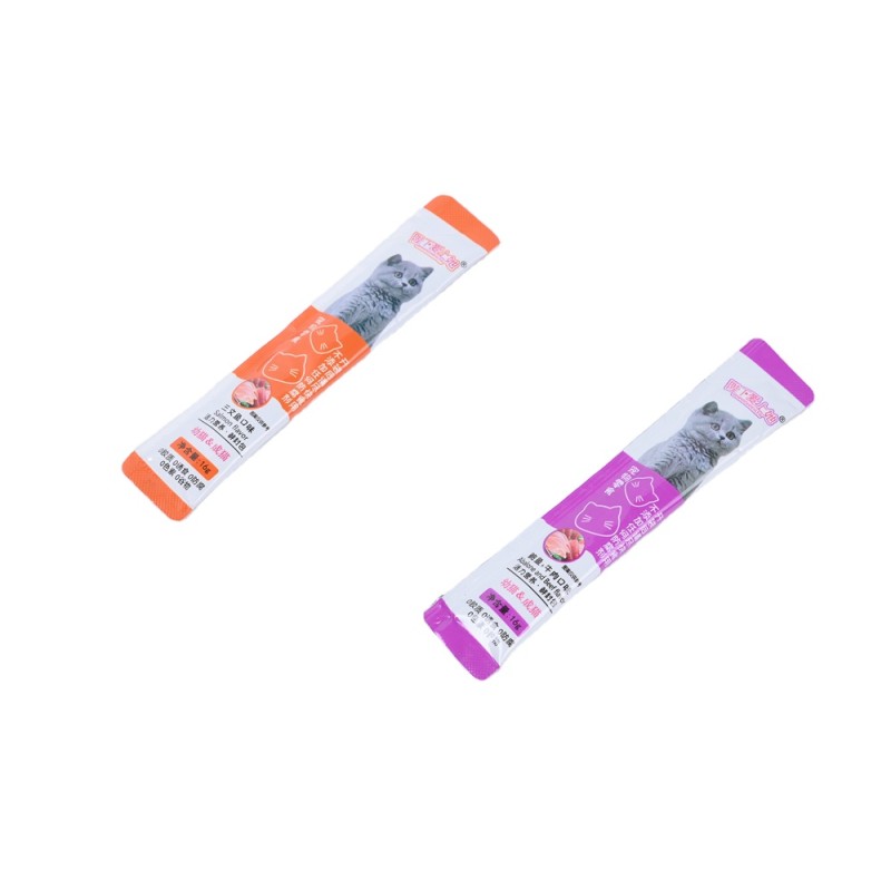 Pet Treats Factory - Organic Cat Snack Nutrition Strips Wet Soft Canned Food