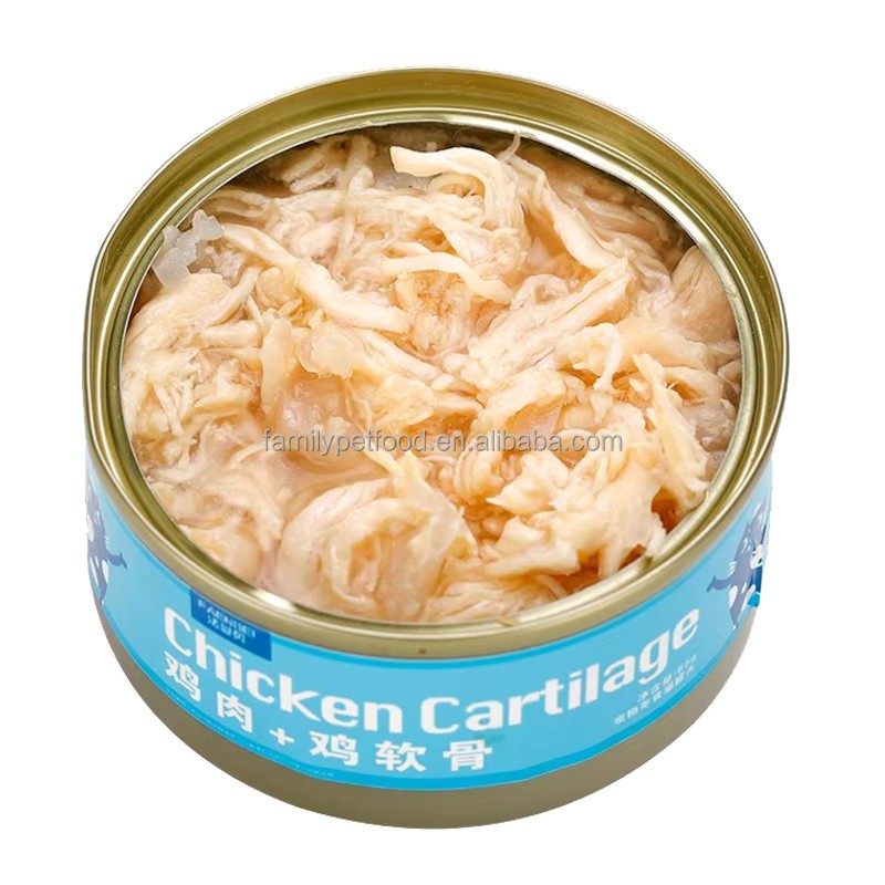 Canned Cat Food Manufacturer - OEM/ODM 80g Meat Tuna Chicken Flavor Snack