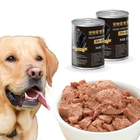 Canned Dog Food Supplier - OEM Package 375g Custom Label Wet Food for Dogs
