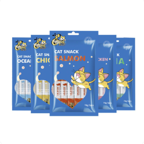 Cat Snack Supplier - Custom Cat Creamy Treats Liquid Free Sample OEM Packing