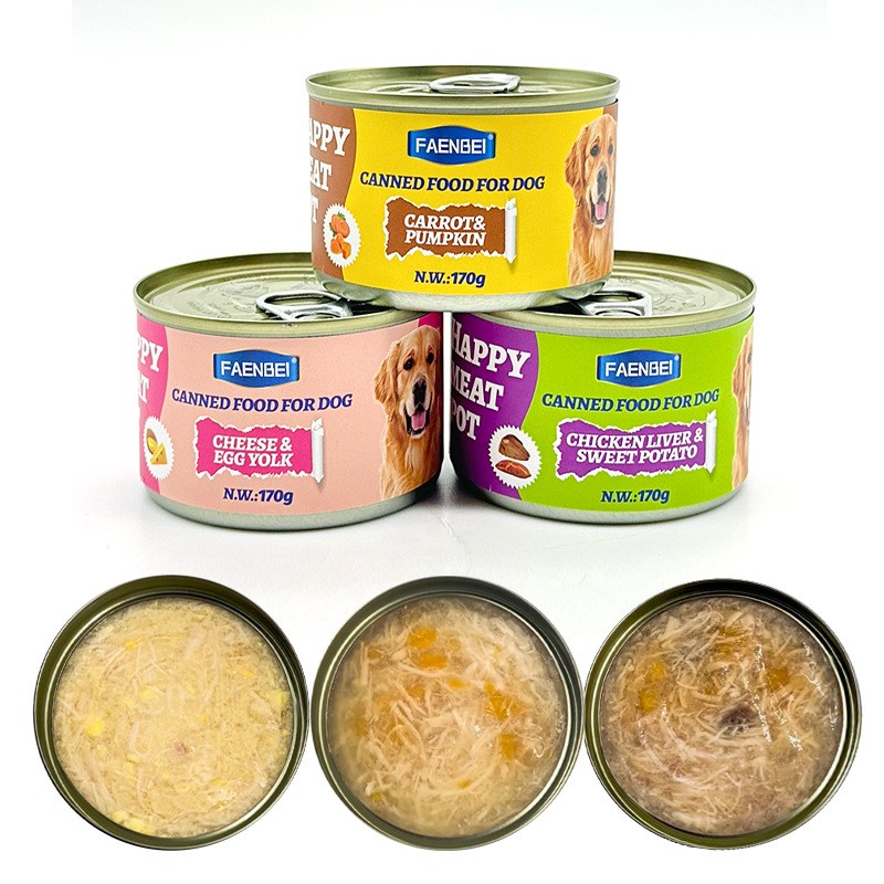 Dog Food Manufacturer - OEM/ODM Creamy Treats Canned Food Chicken Beef Vegetable