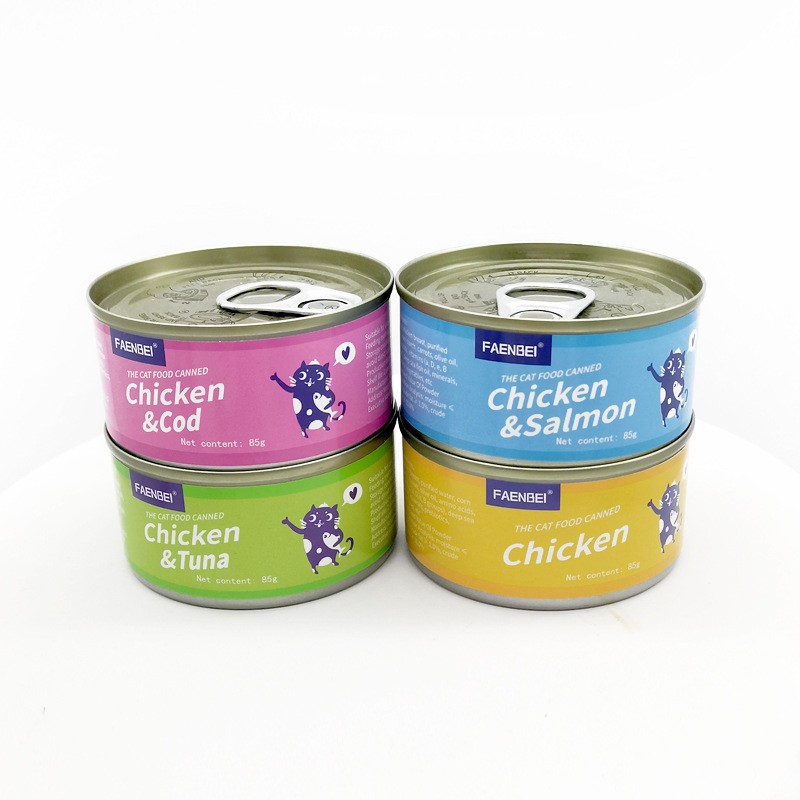 Canned Cat Food Factory - Chicken Tuna Cat Wet Food Pet Cat Canned Food