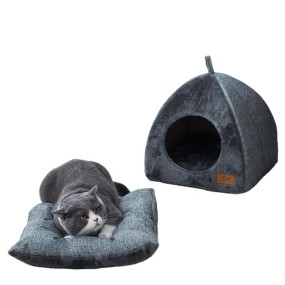 Pet Furniture Manufacturer - Human Cat Bed for People Adults with Toy Balls Washable