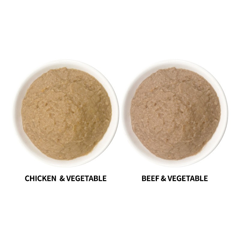 Dog Treats Supplier - ODM OEM 170g Can Shredded Chicken Yolk Liver Sweet Potato